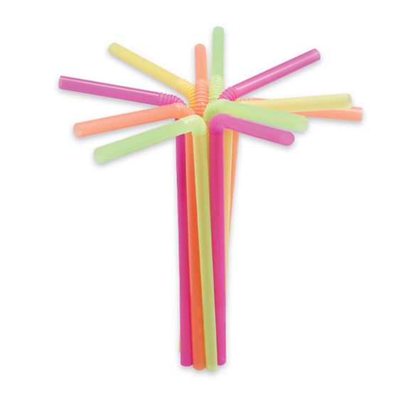 Flexible Neon Straws