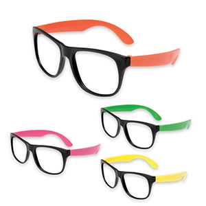 S70300 - Neon Nerd Glasses Without Lenses