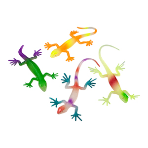 4"Glow Lizards- Assorted