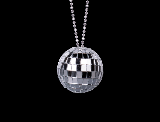WP1008 - 2" Disco Ball Necklace